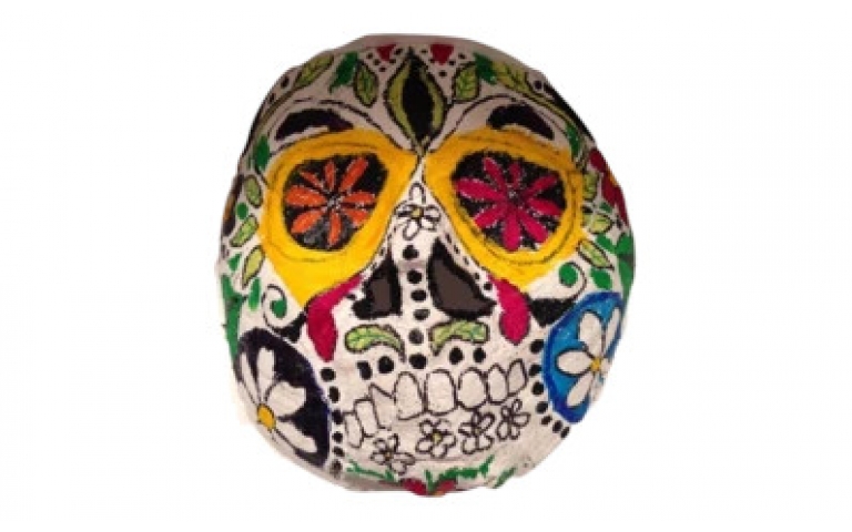Day of the Dead Masks with Rigid Wrap Plaster Cloth